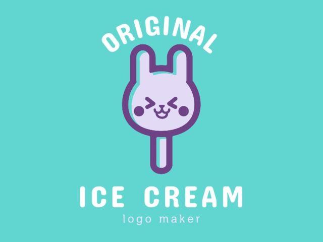 Ice Cream Store Logo - Placeit - Minimalist Logo Template for Ice Cream Shops