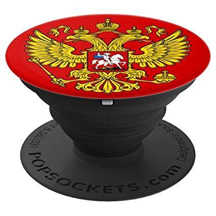 Two-Headed Red Eagle Logo - Amazon.com: Double Headed Eagle Russian Coat of Arms Phone Grip Red ...