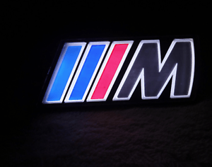 BMW M Sport Logo - BMW M Sport LED Light Front Grill Badge Car Styling Msport Car ...