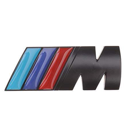 BMW M Sport Logo - Black Carbon Fibre Rear Boot Trunk Badge Emblem Sricker For BMW M ...
