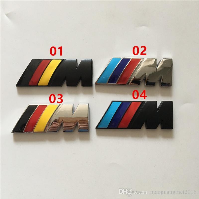 BMW M Sport Logo - Metal 55mm 45mm M Power Badge Emblem Chrome Car Stickers M Sport ...