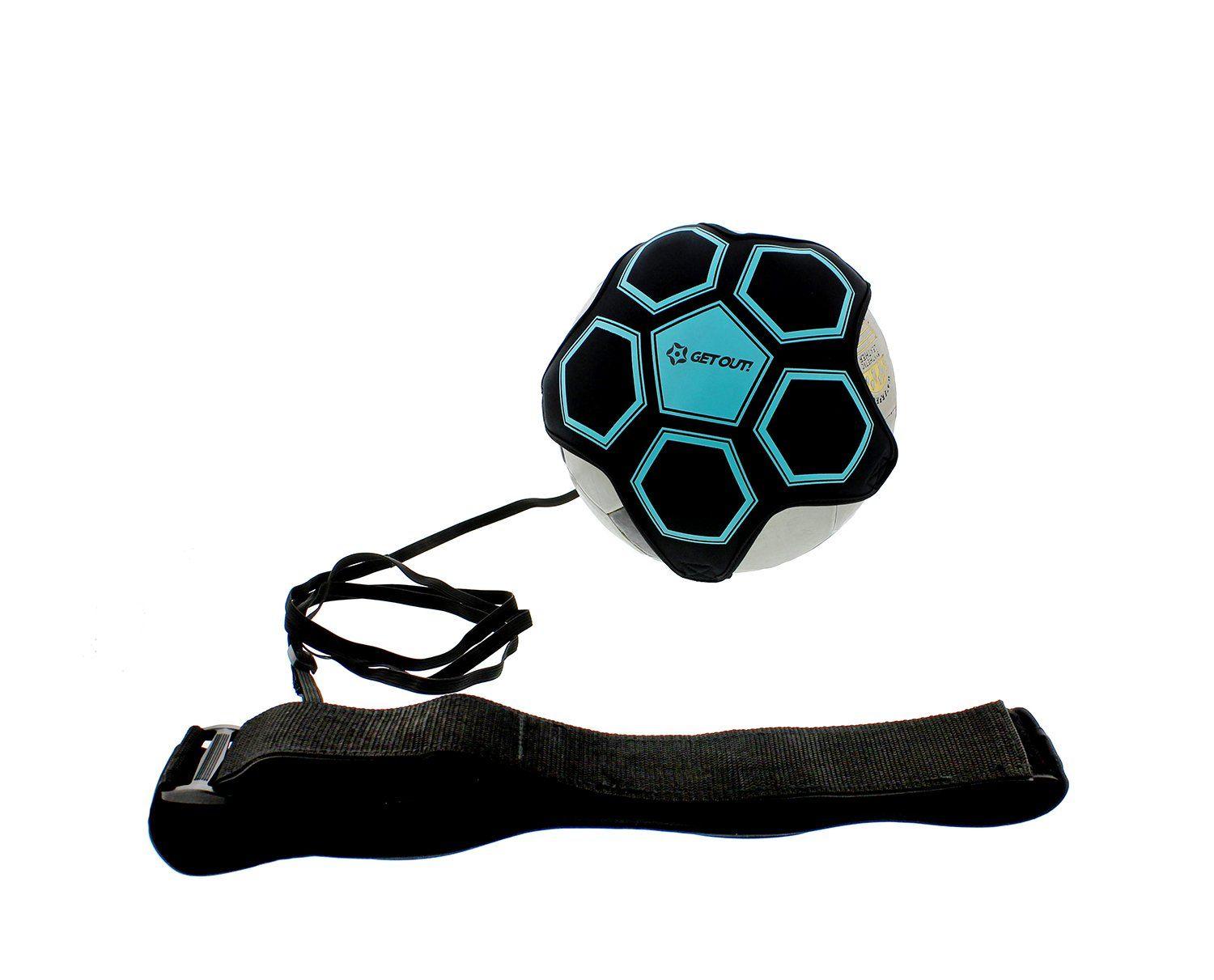 Shoe Kicking Soccer Ball Logo - Amazon.com : Get Out! Soccer/Football Kick Trainer - Practice Aid ...