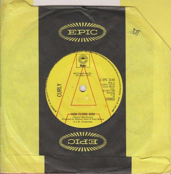 Flying Bird with Yellow Circle Logo - Curly - High Flying Bird (Vinyl, 7