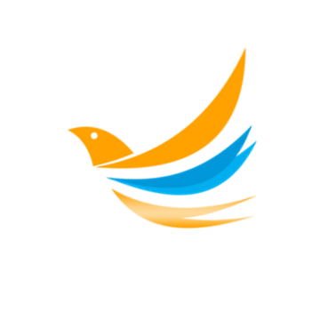 Flying Bird with Yellow Circle Logo - Flying Bird PNG Image. Vectors and PSD Files