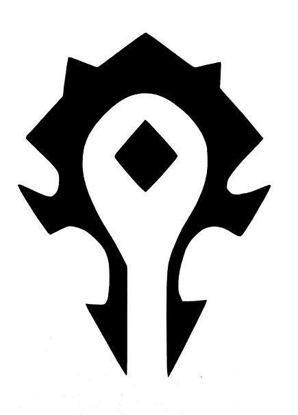 World of Warcraft Horde Logo - World of Warcraft 6 Tall Horde Logo Decal Sticker