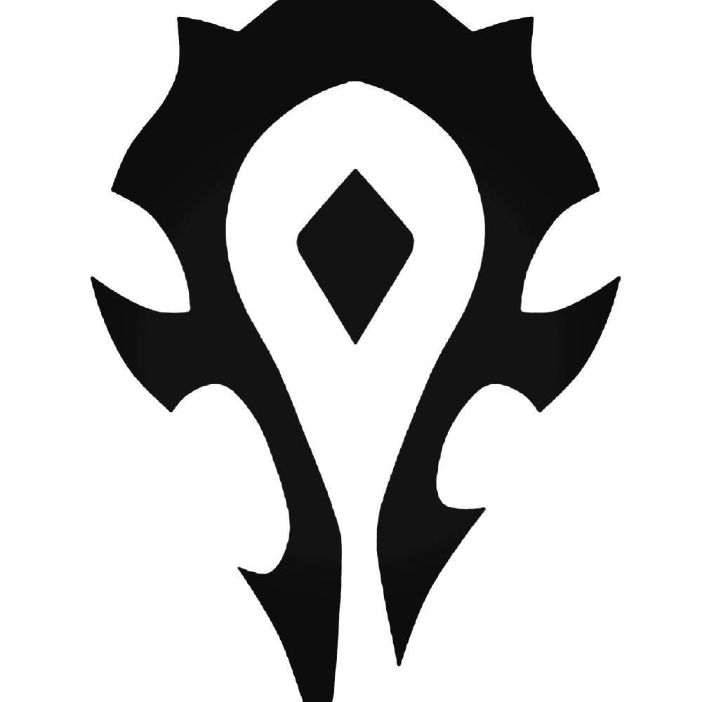 World of Warcraft Horde Logo - World Of Warcraft Horde Symbol For Decal
