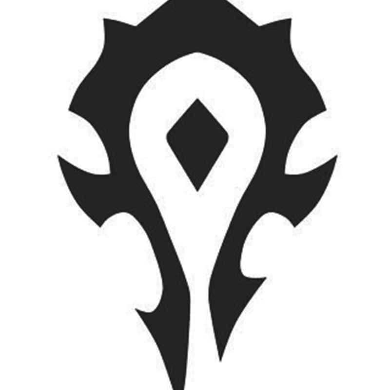 World of Warcraft Horde Logo - World Of Warcraft Horde Symbol For Vinyl Sticker