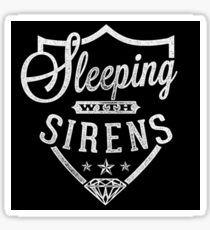 Sleeping W Sirens Logo - Sleeping With Sirens Stickers | Redbubble