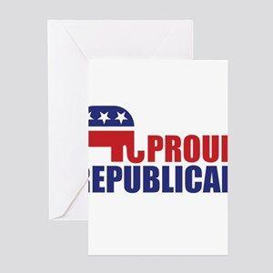Republican Elephant Logo - Republican Elephant Greeting Cards - CafePress