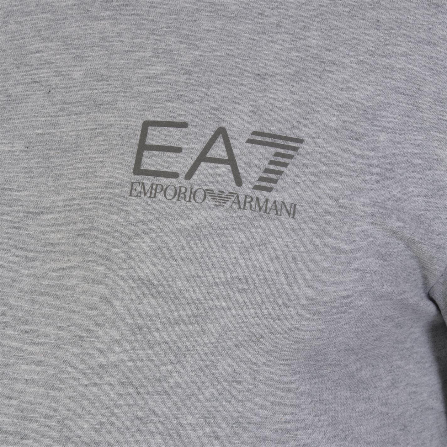Grey with Lines Logo - Ea7 Lines Logo Sweatshirt in Gray for Men - Lyst