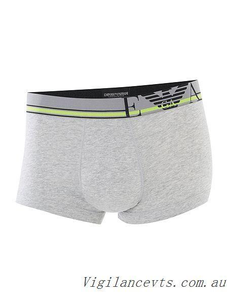 Grey with Lines Logo - Emporio Armani | Men's Pop Lines Ea Logo Waistband Trunks - Grey ...