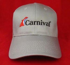 Grey with Lines Logo - Gray Carnival Cruise Lines Logo Ball Cap Hat 100% Cotton Otto ...