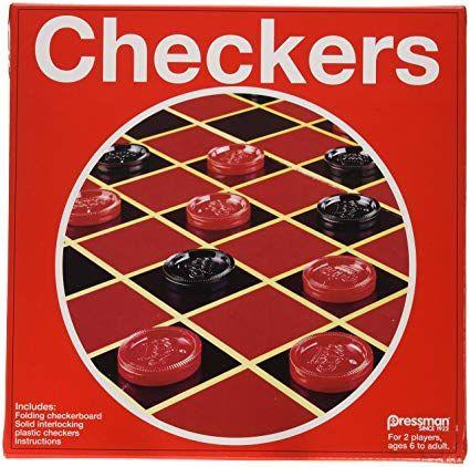 Checkers Game Logo - Checkers and Checkerboard Board Game