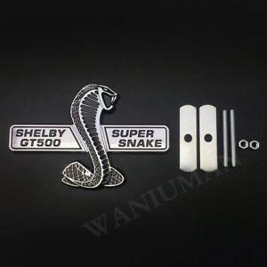 Super Snake Logo - Super Snake Cobra Ford Mustang Shelby GT500 SVT Grille Sticker