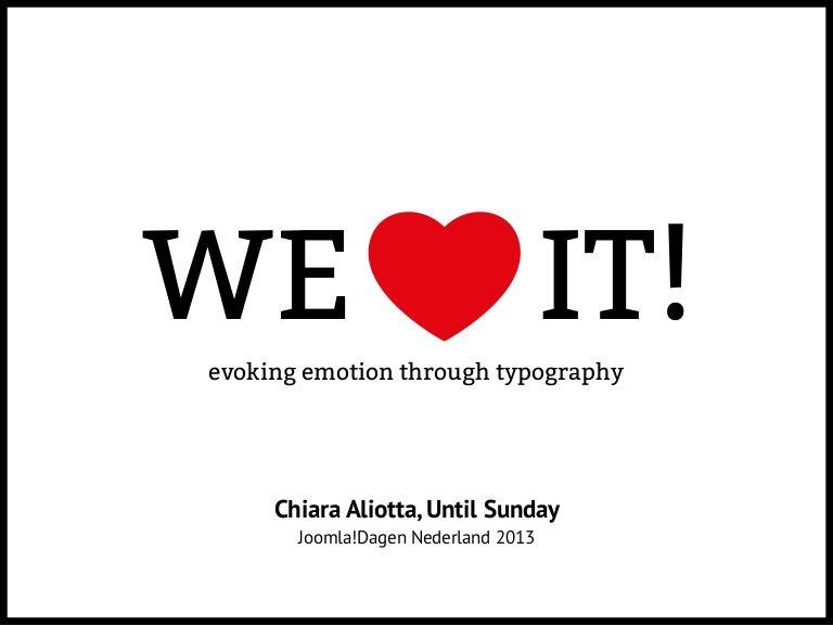 We Heart It App Logo - We heart it! Evoking emotion through typography