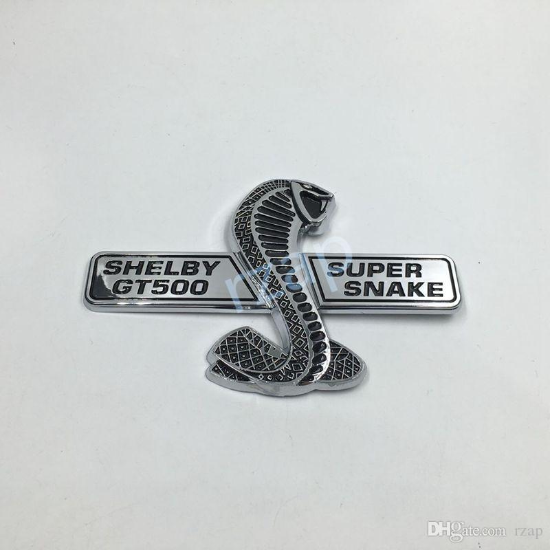 Super Snake Logo - 2019 GT 500 Super Snake Chrome Emblem Logo Badge Fender Side Sticker ...
