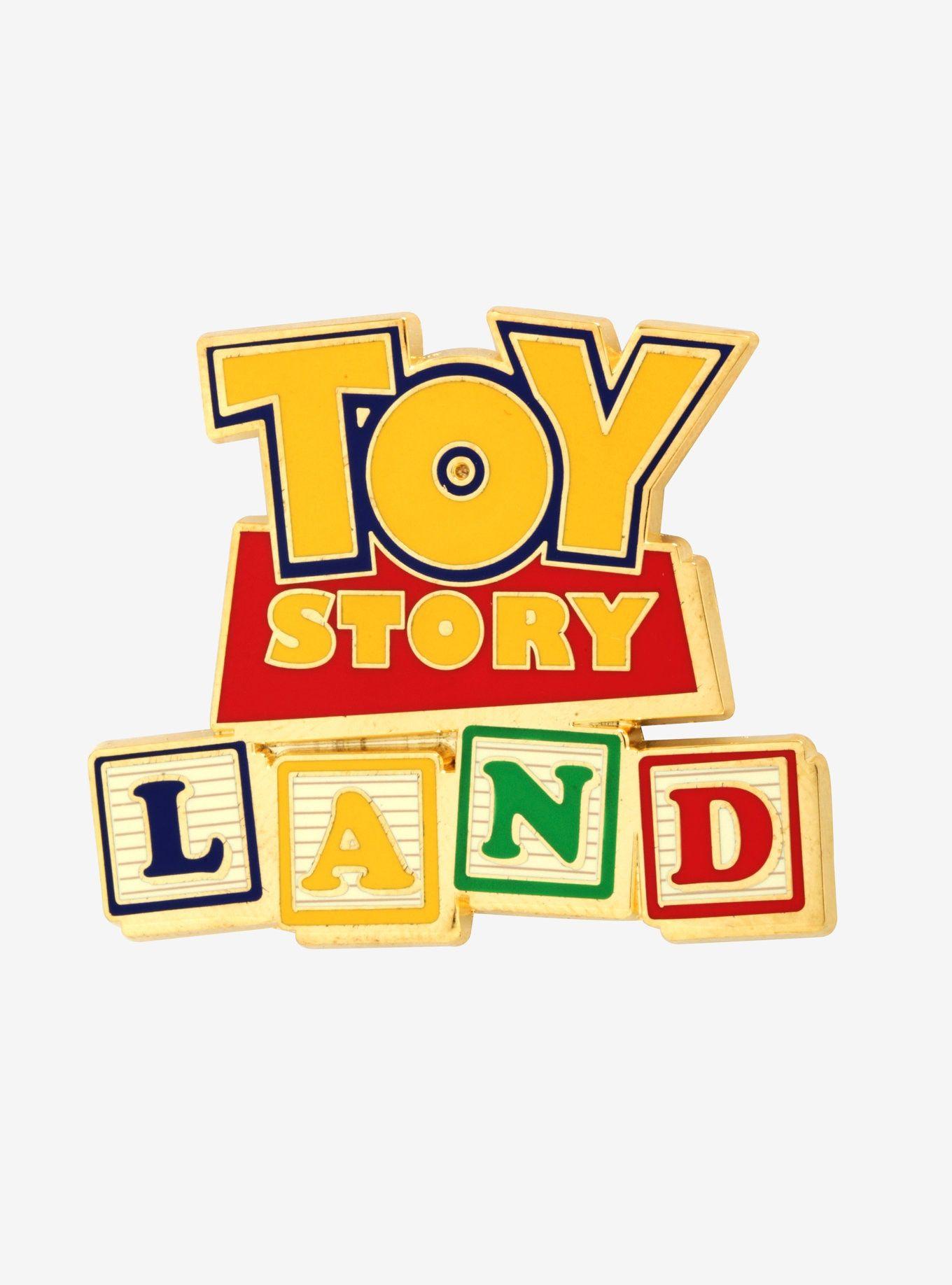 Disney Pixar Toy Story Logo - Disney Pixar Toy Story Land Logo Enamel Trading Pin - BoxLunch Exclusive