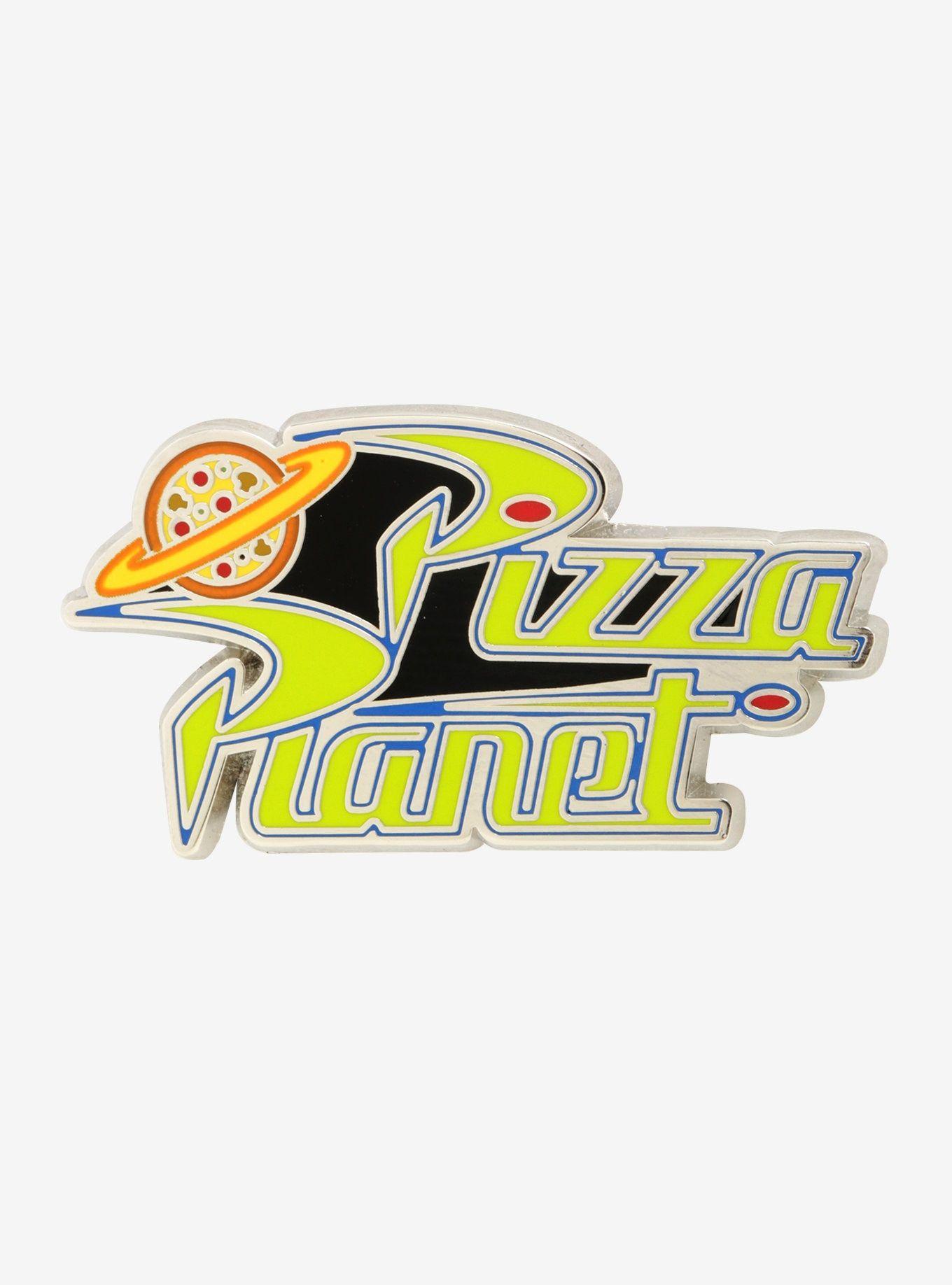Disney Pixar Toy Story Logo - Disney Pixar Toy Story Pizza Planet Logo Enamel Pin - BoxLunch Exclusive