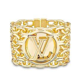 Louis Vuitton Gold Logo - Luxury Bracelets for Women - LOUIS VUITTON