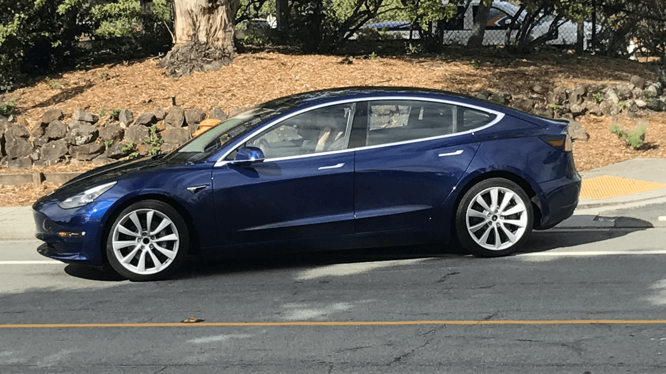 Blue Silver Car Logo - A look at all Tesla Model 3 production colors - Electrek