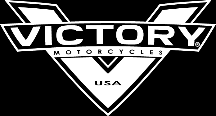 Motorcycle Black and White Brand Logo - Victory Motorcycles® - Polaris Brand Guide