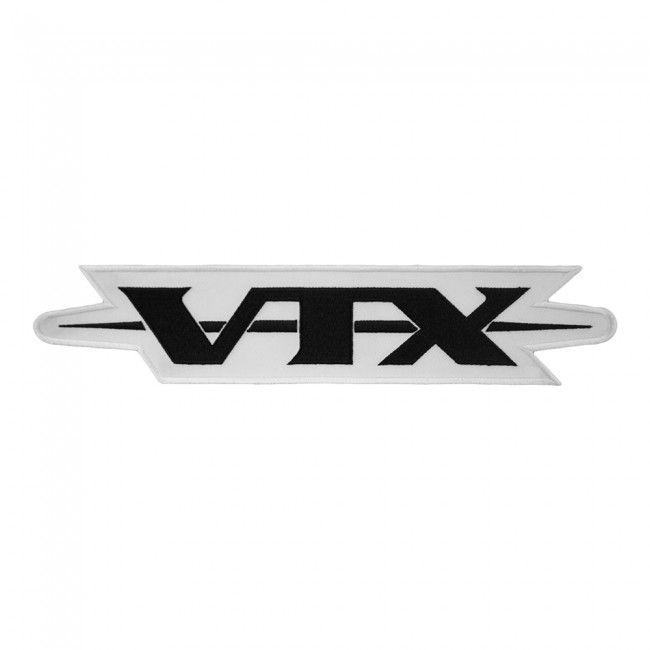 Motorcycle Black and White Brand Logo - Honda Embroidered Black & White VTX Logo Motorcycle Patch | Honda ...