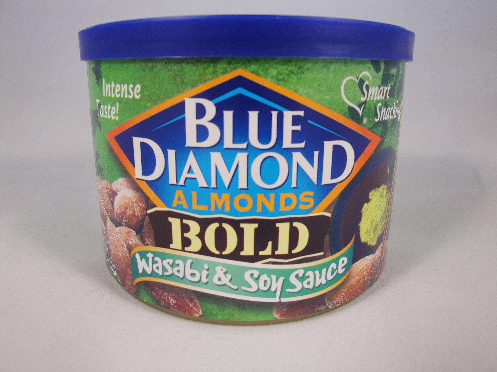 Blue Diamond Almonds Logo - Blue Diamond Almonds BOLD Wasabi & Soy Sauce review