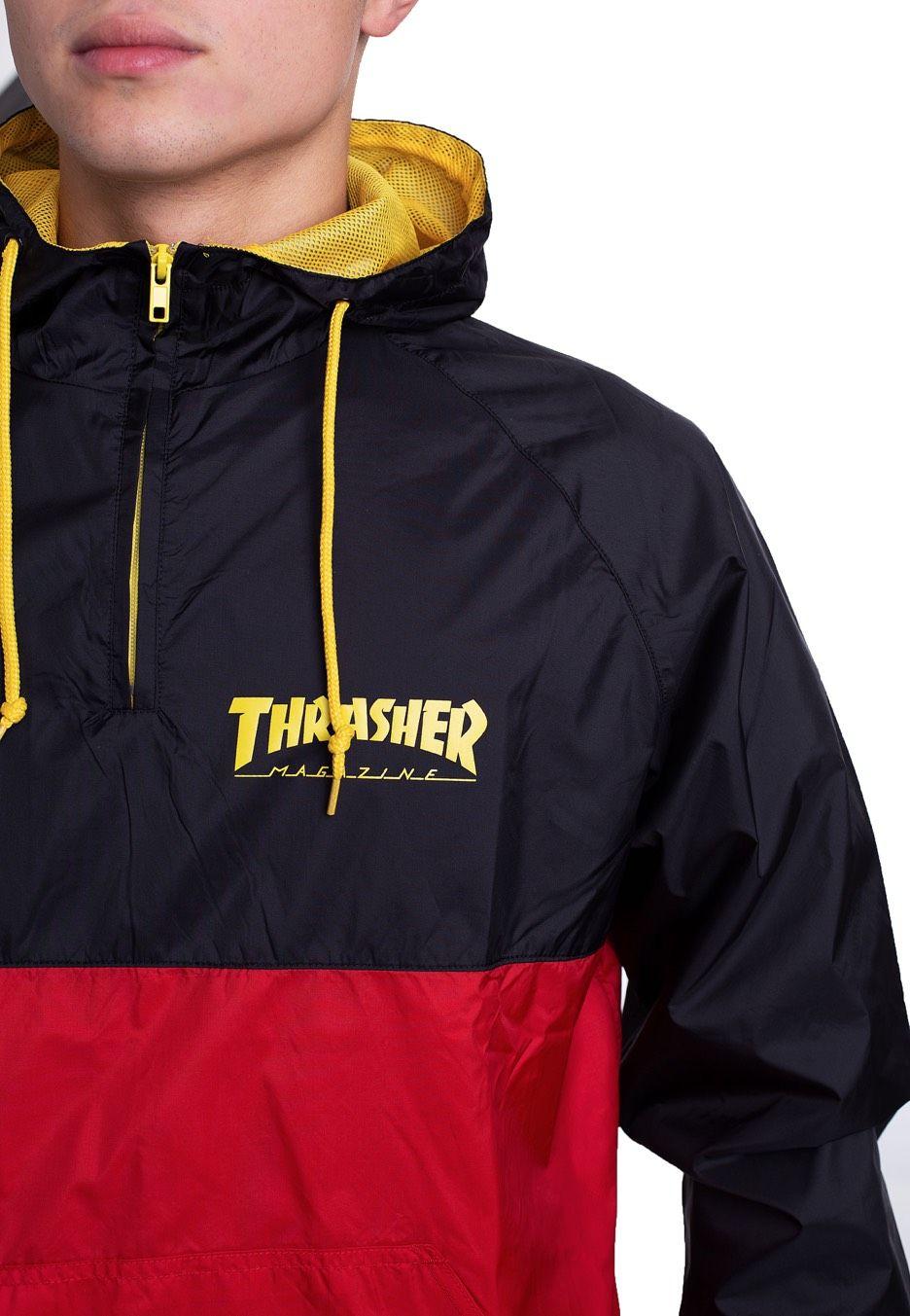 Red Jacket Logo - Thrasher - Mag Logo Black/Red - Jacket - Streetwear Shop - Impericon ...