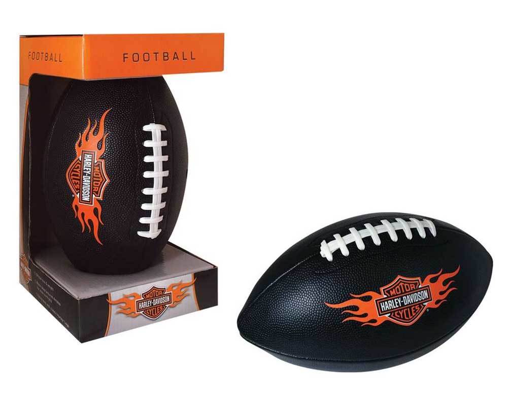 Harley Davidson Football Logo - Harley Davidson® Football, Bar & Shield Flames Logo, Regulation Size