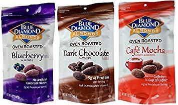 Blue Diamond Almonds Logo - Amazon.com : Blue Diamond Almonds VARIETY FLAVORS Blueberry, Dark ...