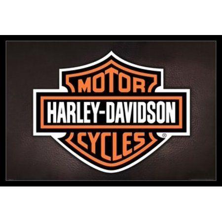 Harley Davidson Football Logo - Harley Davidson - Logo Poster Poster Print - Walmart.com