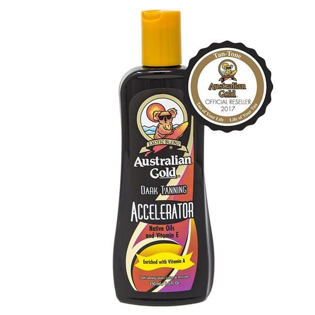 Australian Gold Logo - Australian Gold Accelerator Extreme 250ml Sunbed Tan Cream Tanning