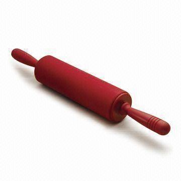 Red Rolling Pin Logo - China Rolling Pin, Made of Food Safe Silicone, Easy Rolling
