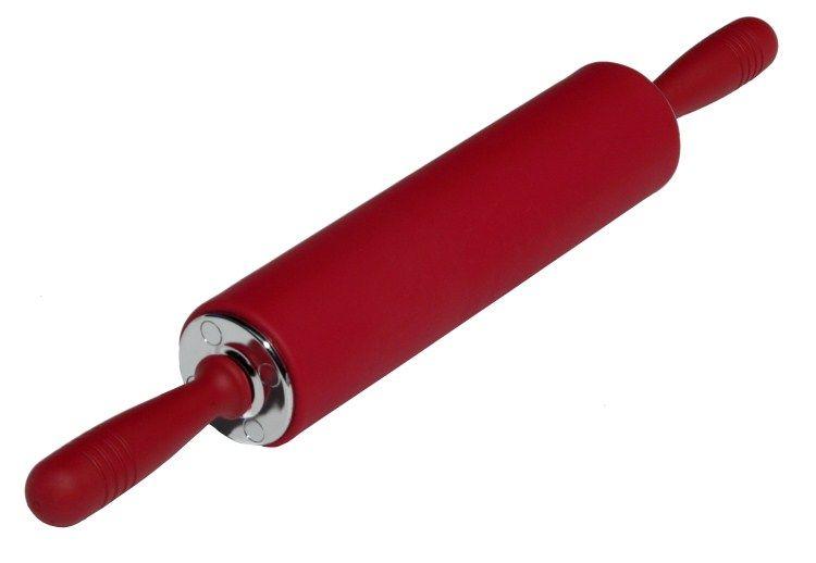 Red Rolling Pin Logo - Sil Pin Rolling Pin With Ball Bearings And Coloured Handles