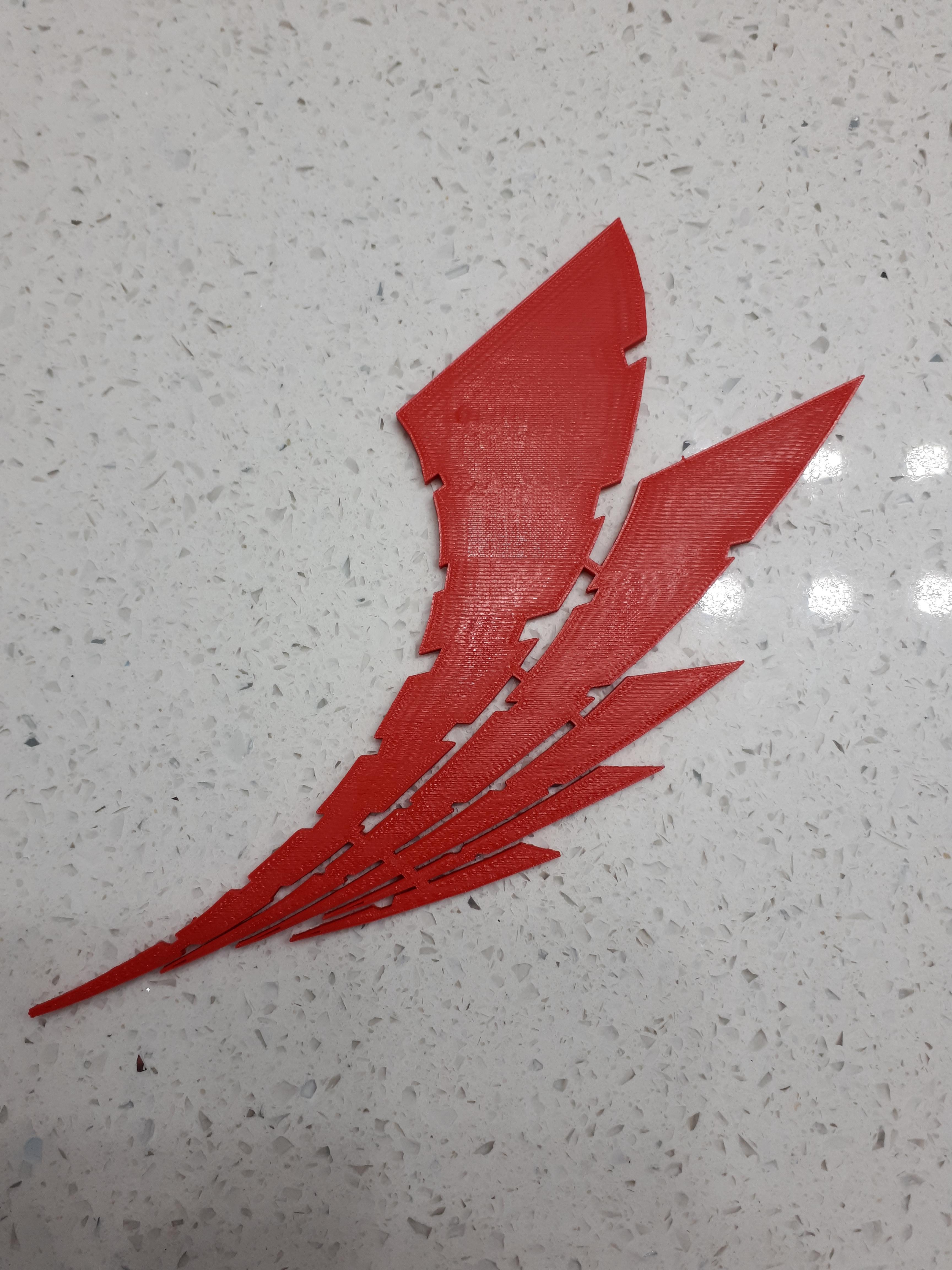 Red Veil Logo - I 3D printed the Red Veil logo