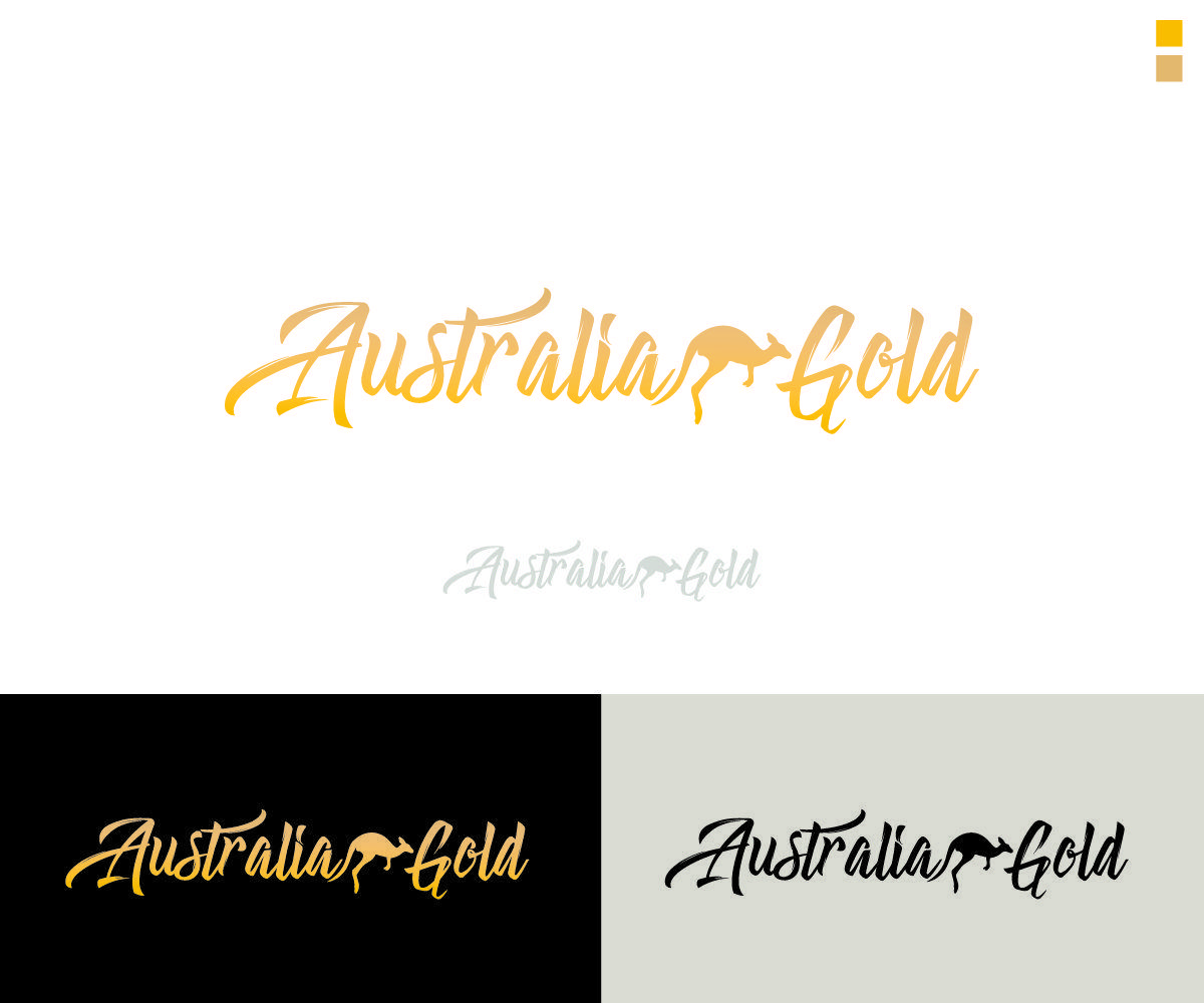Australian Gold Logo - Upmarket, Elegant, Water Company Logo Design for Australia Gold