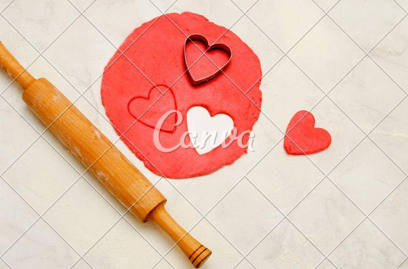 Red Rolling Pin Logo - Red Dough with a Rolling Pin - Photos by Canva