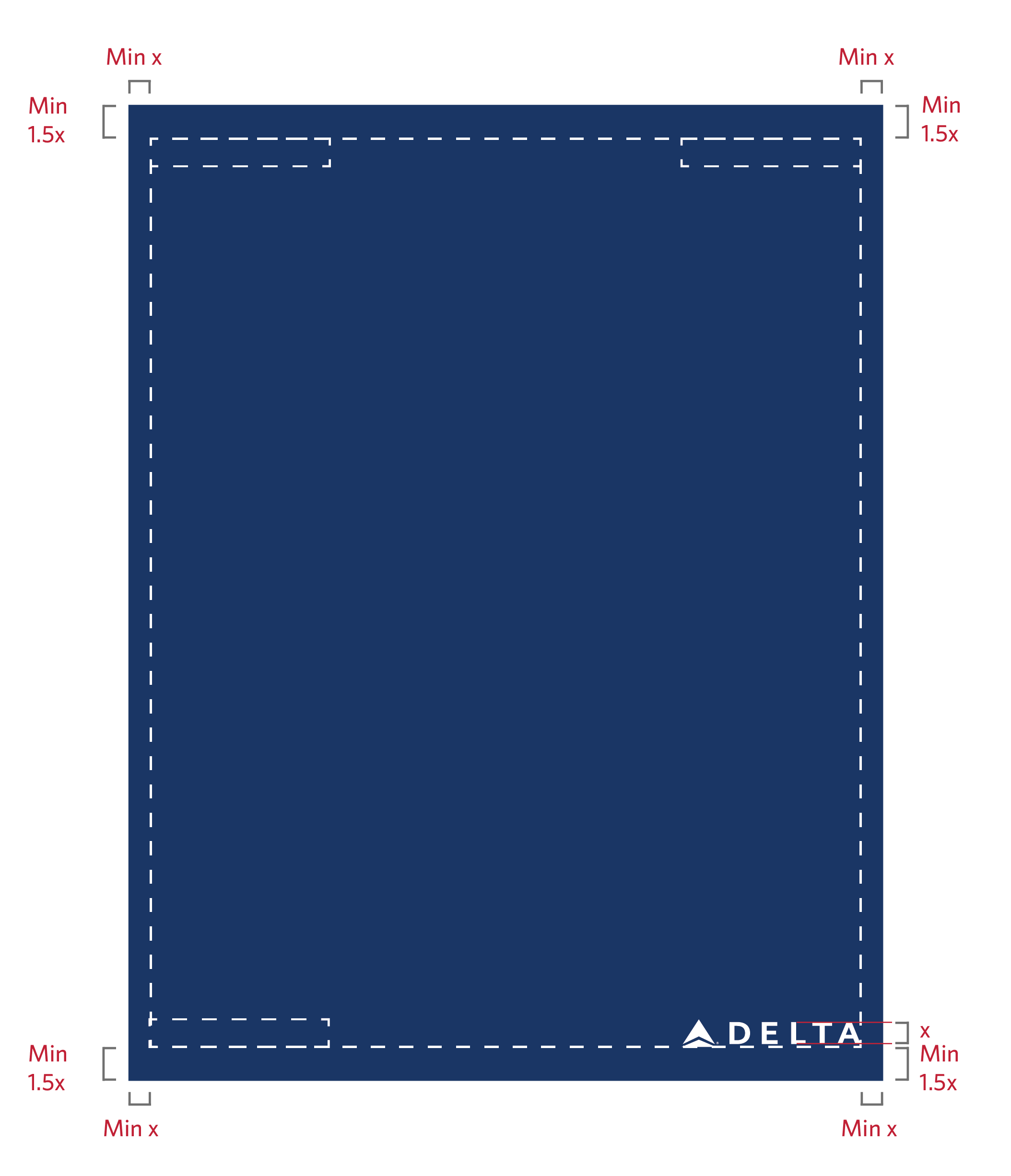 Blue X Logo - Delta Logos | Delta News Hub