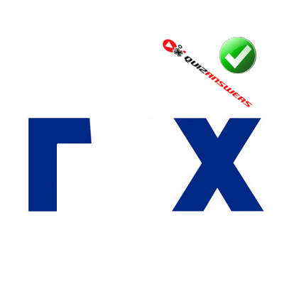Blue X Logo - blue x logo logo quiz bubble answers level 8 templates – Alltodesign.com