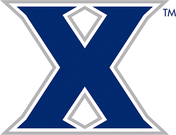 Blue X Logo - Xavier Musketeers Primary Logo - NCAA Division I (u-z) (NCAA u-z ...