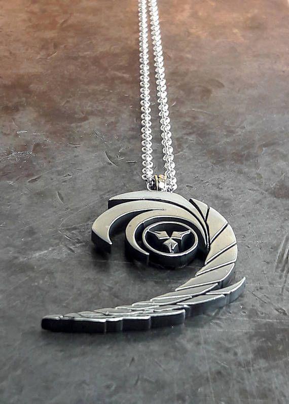 Red Veil Logo - Warframe Red Veil Assassin pendant in silver Warframe. TENNO