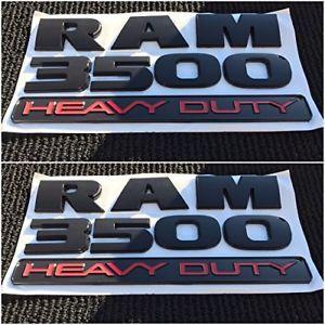 New 3M Logo - 2X New Dodge Ram 3500 Heavy Duty 3M Logo Emblem Letters Nameplate ...