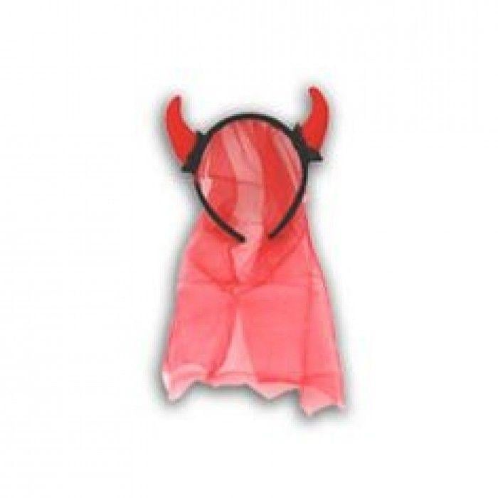 Red Veil Logo - Red Devil Horns with Red Veil