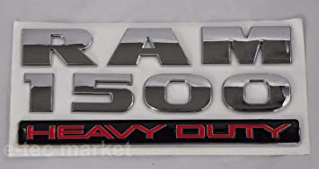 New 3M Logo - New Dodge RAM 1500 Heavy Duty Chrome 3M Logo Emblem Letters