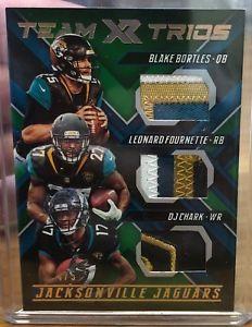 Jacksonville Jaguars 2018 Logo - 2018 Team XR Trios Jacksonville JAGUARS Bortles Fournette Chark #4/5 ...