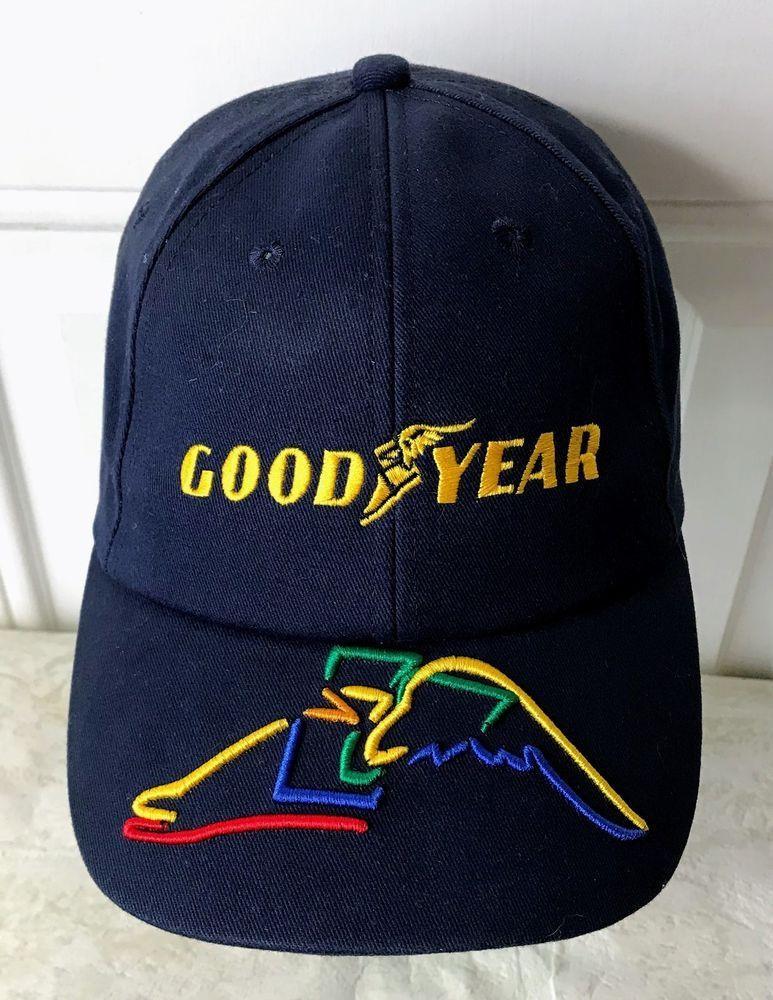 Wingfoot Logo - Vintage K Products Hat Goodyear 3 D Embroidered Bill Cap Wingfoot ...