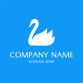 White Swan Company Logo - Free Swan Logo Designs. DesignEvo Logo Maker