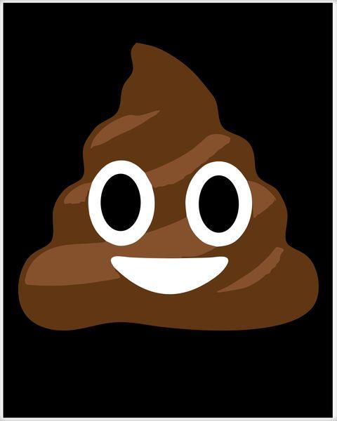 Poop Emoji Logo - Poop Emoji Smiley Face Logo Poster