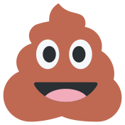 Poop Emoji Logo - Pile of Poo emoji