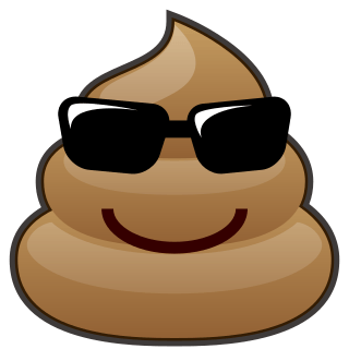 Poop Emoji Logo - sunglasses(poop) | emojidex - custom emoji service and apps